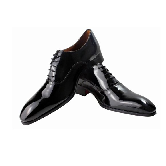 Jaca Italian Black Pattern Oxford Mens Shoes main image 6